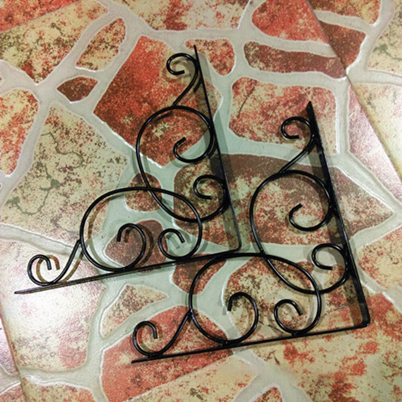 1 pereche de suporturi pentru rafturi plutitoare din metal în unghi drept Suporturi montate pe perete pentru bricolaj, masă, bancă de lucru, biblioteci spațiu