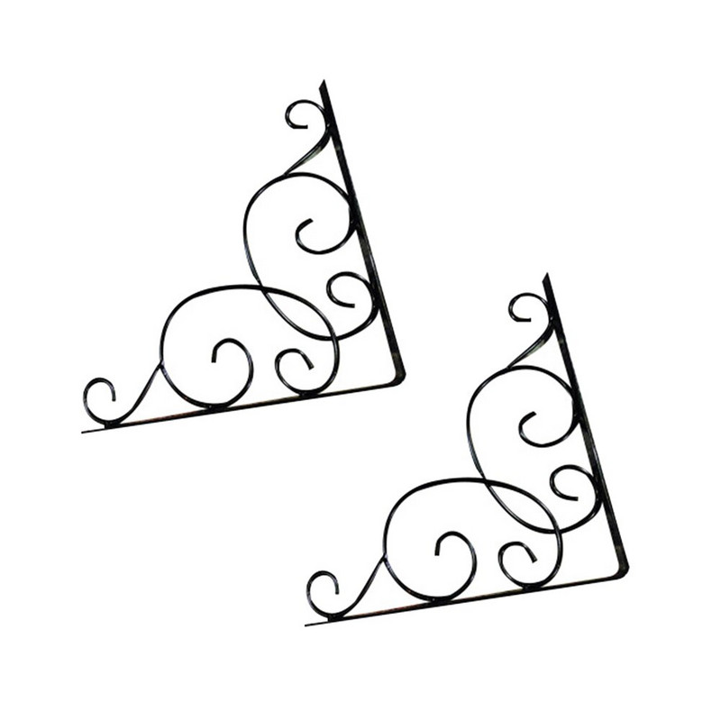 1 pereche de suporturi pentru rafturi plutitoare din metal în unghi drept Suporturi montate pe perete pentru bricolaj, masă, bancă de lucru, biblioteci spațiu