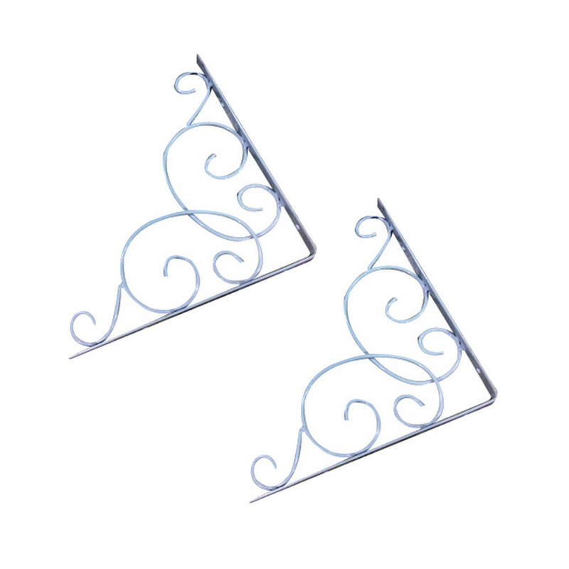 1 pereche de suporturi pentru rafturi plutitoare din metal în unghi drept Suporturi montate pe perete pentru bricolaj, masă, bancă de lucru, biblioteci spațiu