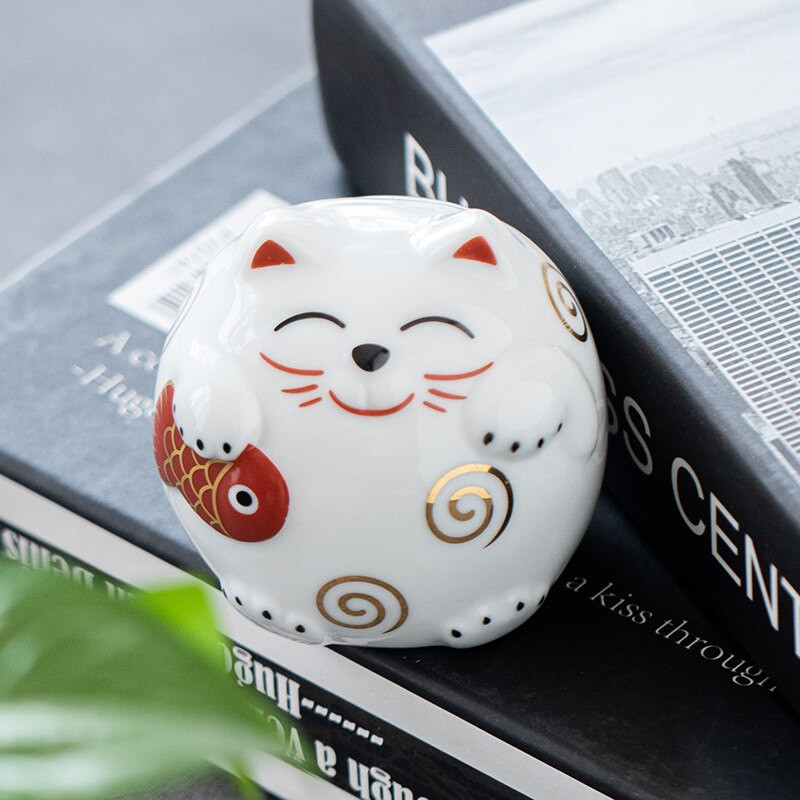 Lucky Cat Saving Box Állatfigurák Pénzesdoboz Állati Pénztár Lakberendezés Modern Új stílusú Malacpersely Figurák Gyerek Ajándék 2022