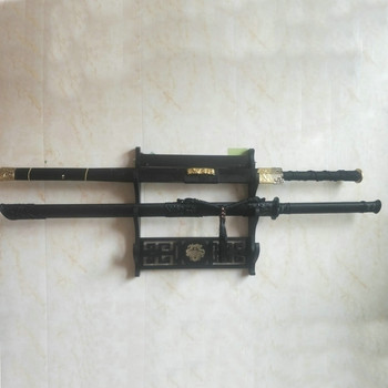 1/2/3 слой за монтиране на стена Държач за самурайски меч Драконов модел Скоба за стойка за катана