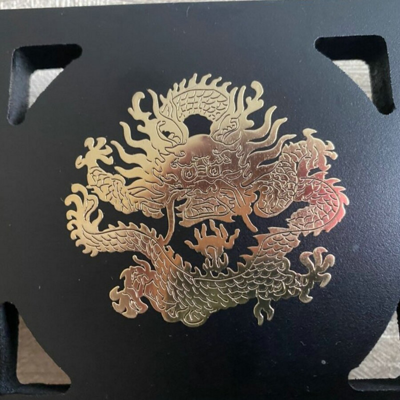 1/2/3 sluoksnio sieninis laikiklis samurajų kardo laikiklis drakono rašto katanos stovo laikiklis