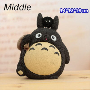 Naujo stiliaus Totoro pinigų dėžutės derva Mano kaimynas Totoro Piggy Bank figūrėlės japoniško stiliaus monetų dėžutė, 1 vnt. Nemokamas pristatymas