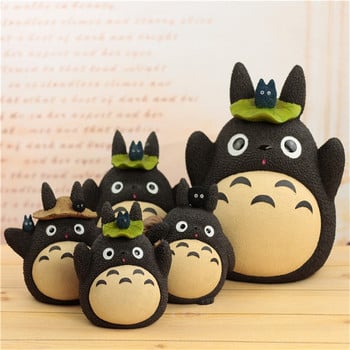 New Style Totoro Money Box Ρητίνη My Neighbor Totoro Piggy Bank Figurines Ιαπωνικού στιλ Coin Money Box 1 Τεμάχιο Δωρεάν αποστολή