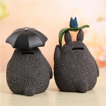 New Style Totoro Money Box Ρητίνη My Neighbor Totoro Piggy Bank Figurines Ιαπωνικού στιλ Coin Money Box 1 Τεμάχιο Δωρεάν αποστολή