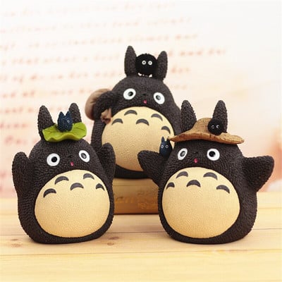 New Style Totoro Money Box Ρητίνη My Neighbor Totoro Piggy Bank Figurines Ιαπωνικού στιλ Coin Money Box 1 Τεμάχιο Δωρεάν αποστολή