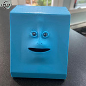 Face Money Pot Money Eating Coin Bank Monkey Saving Box Automatic Coin Eating Savings Facebank Piggy Bank Újdonság Ajándék gyerekeknek