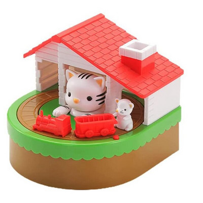 Κουμπαράς για παιδιά, Electronic Cat House Bank Coin Bank Cat & Mouse Τράπεζα χρημάτων που κλέβει αυτόματα το κουτί χρημάτων Ταμιευτήριο