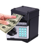 Elektronikus jelszó Pénzdoboz zár Pénzbank Automata érmék Készpénz Takarékos pénzdobozok Pult Mini széf érmedoboz gyerekeknek ajándékokhoz