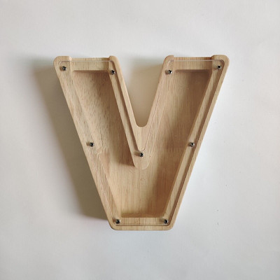 Levél alakú malacpersely fából készült pénzes doboz érmetakarító tégely tároló tartály Szervező fa ajándéktárgyak kézművesség gyerekeknek ajándékok otthoni díszek