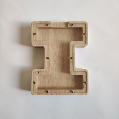 Levél alakú malacpersely fából készült pénzes doboz érmetakarító tégely tároló tartály Szervező fa ajándéktárgyak kézművesség gyerekeknek ajándékok otthoni díszek