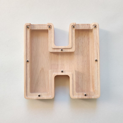 Levél alakú malacpersely fából készült pénzes doboz érmetakarító tégely tároló tartály Szervező fa ajándéktárgyak kézművesség gyerekeknek ajándékok otthoni díszek