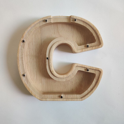 Levél alakú malacpersely fából készült pénzes doboz érmetakarító tégely tároló tartály Szervező fa ajándéktárgyak kézművesség gyerekeknek ajándékok otthoni díszek