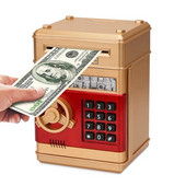 Elektroninis Piggy Bank seifas Pinigų dėžutės vaikams Skaitmeninės monetos Pinigus taupantis seifas Mini bankomatas Vaikų dovanos