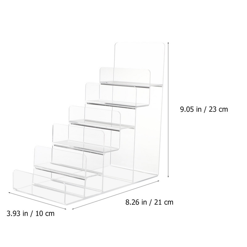 Displeja statīvs Akrila somiņa Plaukts Paceļa Organizators Maks Rackholder Grāmatu Rokassomu Statīvi Rokaslietu Uzglabāšana Caurspīdīgi Plaukti Soma