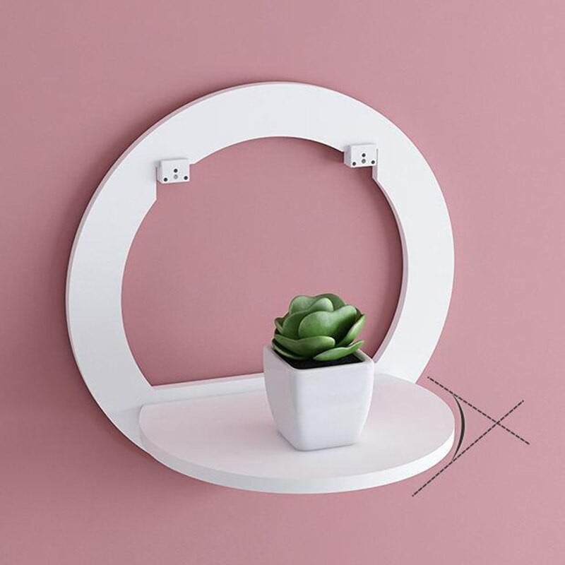 Sieninė lentyna Nemokama štampavimas Sieninis televizorius, fonas, sieninė kabykla miegamasis Balkonas prie lovos siena Kūrybinis gėlių vazonų stovas