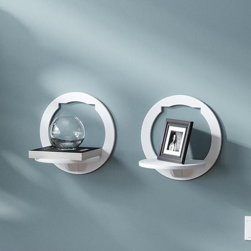 Sieninė lentyna Nemokama štampavimas Sieninis televizorius, fonas, sieninė kabykla miegamasis Balkonas prie lovos siena Kūrybinis gėlių vazonų stovas