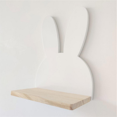 Felhő egyszarvú nyuszi forma Polc Fa sátor polc lakberendezés gyerekszobába Gyermek Bölcsődei Otthoni Dísz