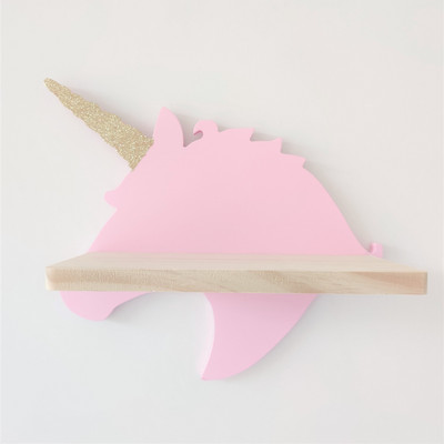 Felhő egyszarvú nyuszi forma Polc Fa sátor polc lakberendezés gyerekszobába Gyermek Bölcsődei Otthoni Dísz