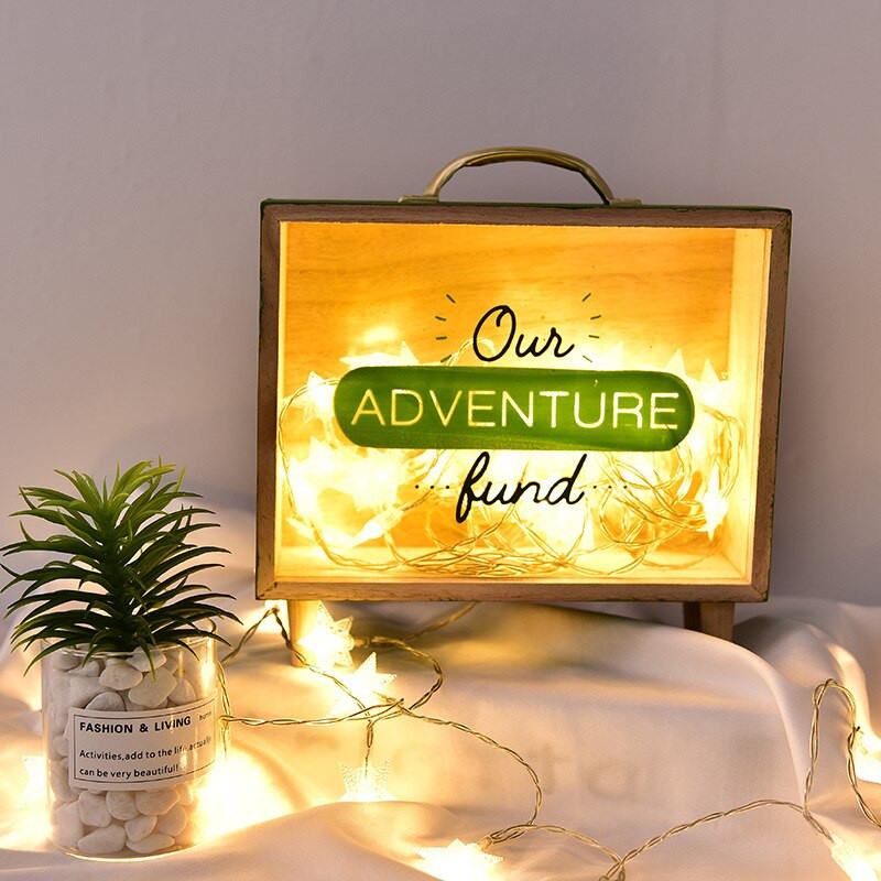 1PC Bancă de bani din lemn Cutii de bani Pușculițe pentru casă Decor creativ Cadou Copii Cutii de bani 6 stiluri Cutie de depozitare