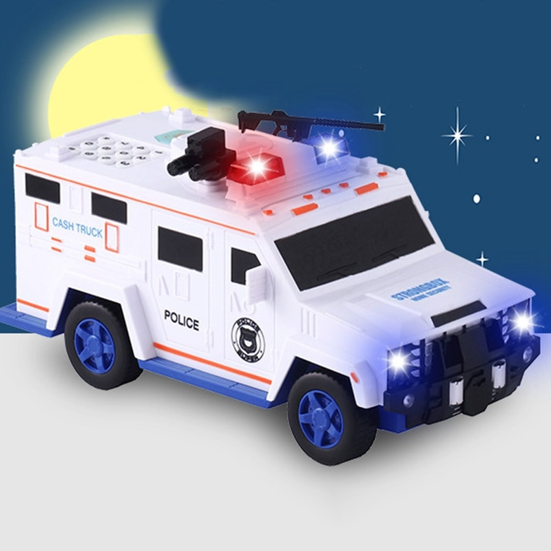 Skaitmeninis Piggy Bank Vaikų Žaislų Pinigų Dėžė Taupymo Indėlių Dėžutės Elektroninės Tirelire Kūdikiams Pinigai Automobilis Monetos Seifas Sunkvežimis Juodas