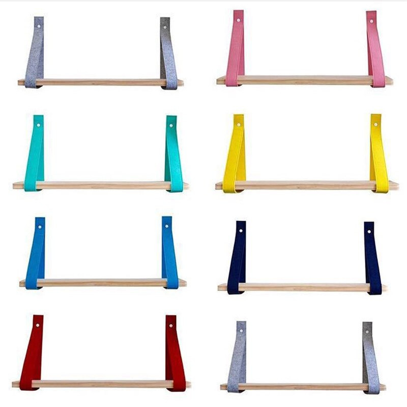 Északi filc, színes fapolcok Lakásdekoráció Fali deszka Dekoráció Gyermekszoba Gyerekruhabolt Vitrin állvány