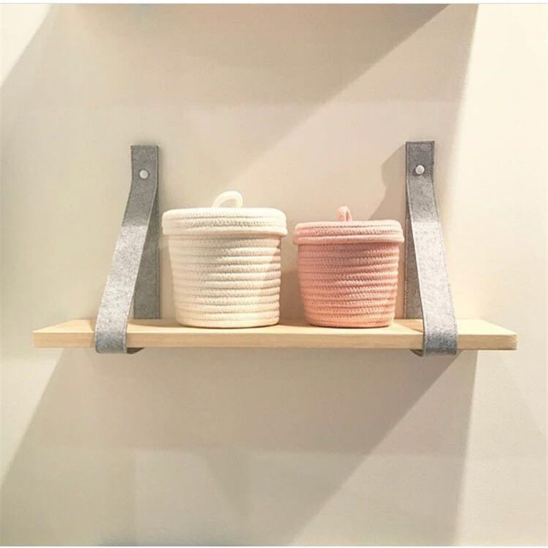 Északi filc, színes fapolcok Lakásdekoráció Fali deszka Dekoráció Gyermekszoba Gyerekruhabolt Vitrin állvány