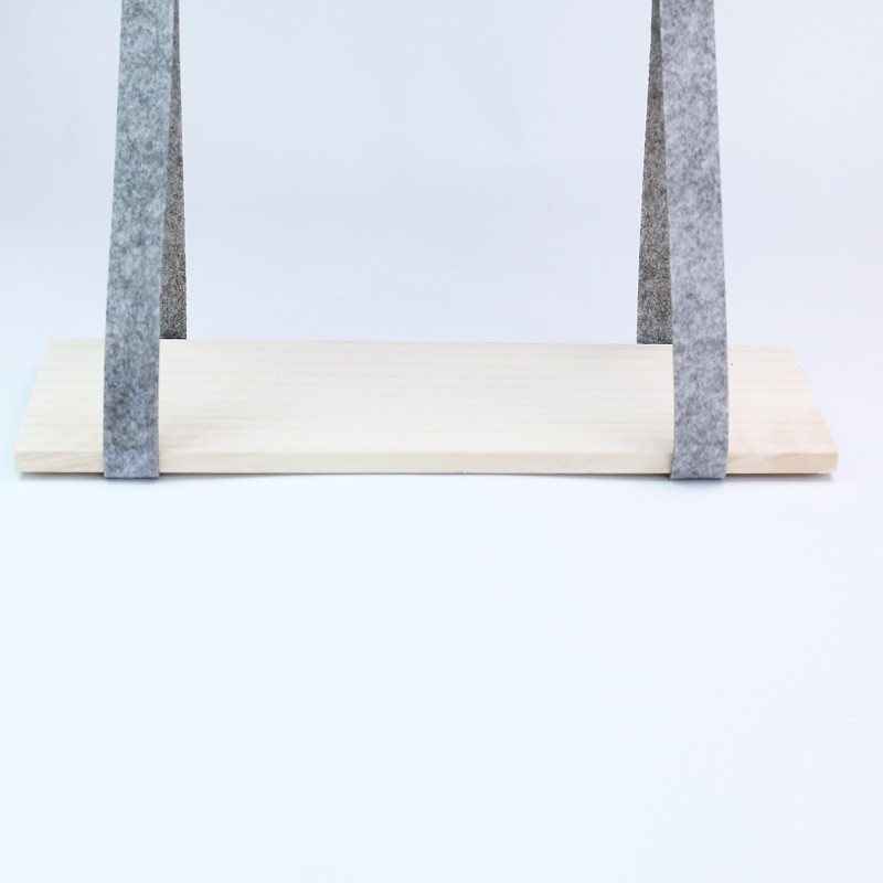 Északi filc, színes fapolcok Lakásdekoráció Fali deszka Dekoráció Gyermekszoba Gyerekruhabolt Vitrin állvány