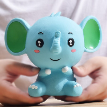 1 PC Cartoon Elephant Piggy Bank Ανθεκτικό στην πτώση Δημιουργικό και πρακτικό δώρο γενεθλίων Piggy Bank Ταμιευτήριο δώρων για την ημέρα των παιδιών