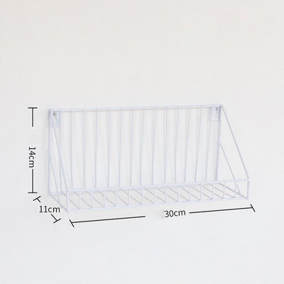 Željezna polica u nordijskom stilu Zidne police Ukrasni stalak za pohranu Polica za dekoraciju sobe Stalak za željezo