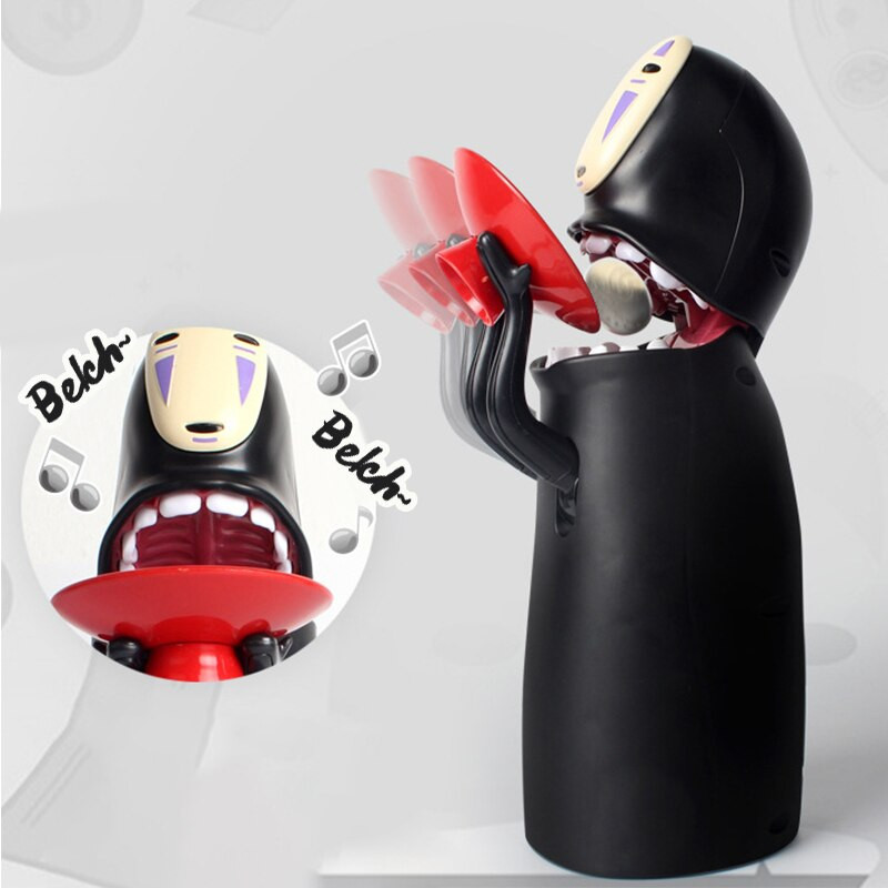 No Face Man Money Box Anime Spirited Away Om fără chip Pușculiță Model Figurină Păpușă Jucărie amuzantă Automat Mănâncă Moneda Cadou pentru copii
