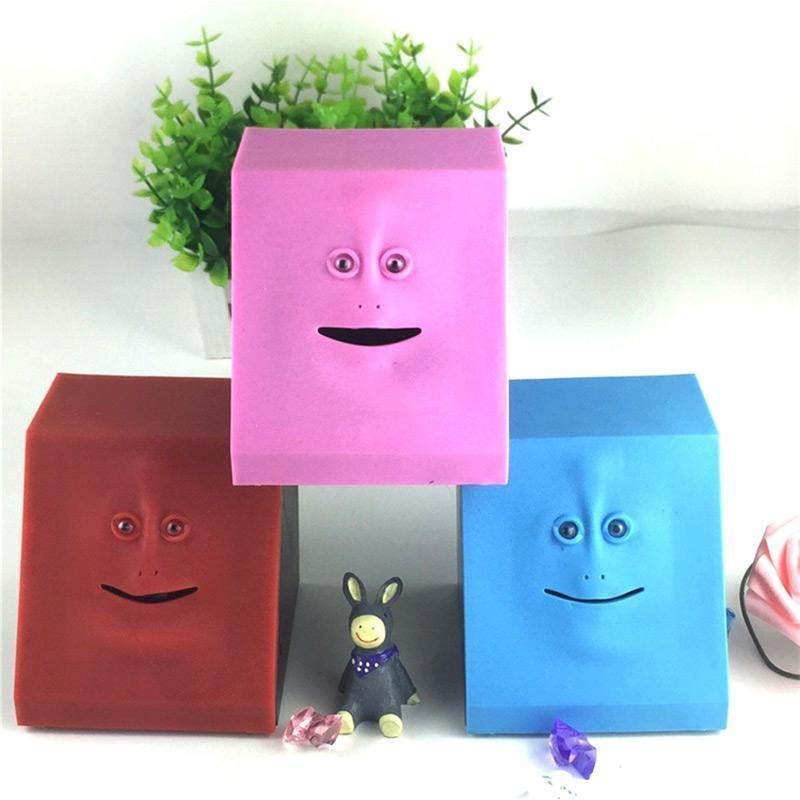 Face Money Pot Money Eating Coin Bank Monkey Saving Box Automatic Coin Eating Savings Facebank Piggy Bank Újdonság Ajándék gyerekeknek