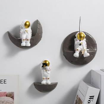 Фигурка на астронавт Рамка за декорация на стена Стенни рафтове Декоративни аксесоари за декорация на дома Естетичен декор на стая Висящи подаръци
