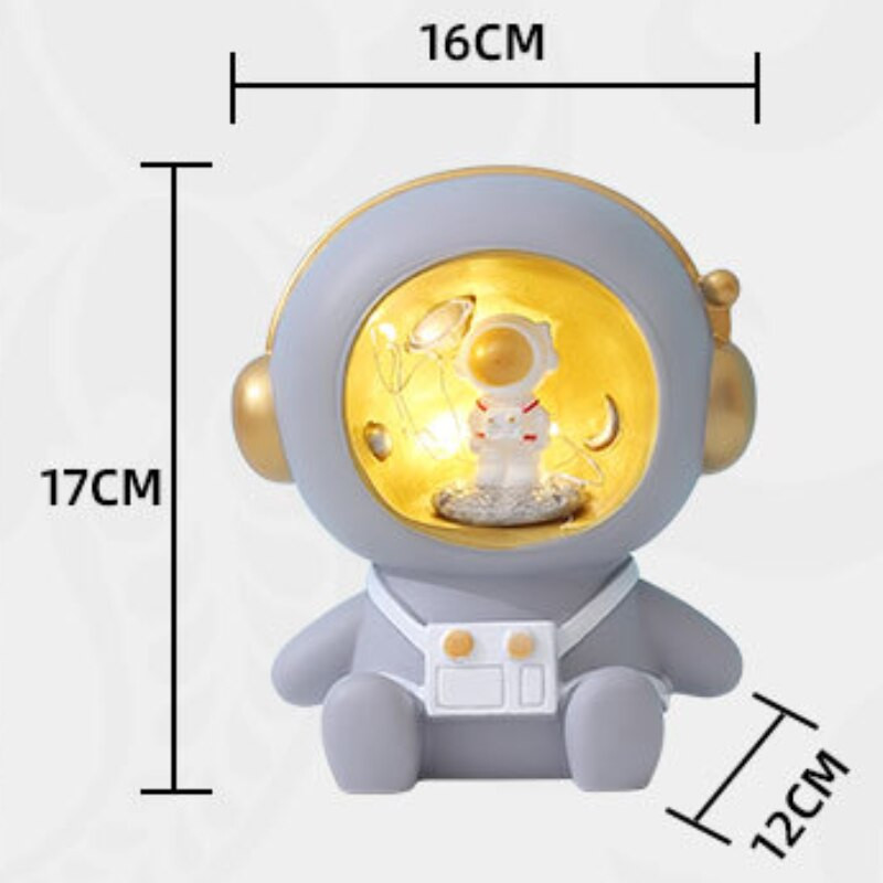 1db aranyos kreatív gyerekek űrhajós malacpersely rajzfilm anime Űrhajós bakelit érme bankjegy malacpersely ajándék pénz Safs for Money