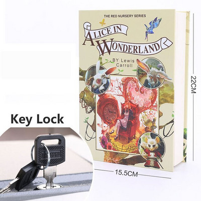 Otthoni széf Kiváló minőségű titkos könyv Rejtett széf széf Pénzbank Érmebank Pénztár Pénztár fém acél szimuláció klasszikus könyvek