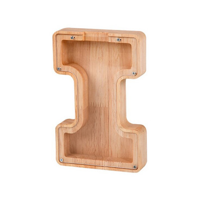 Fából készült angol betűs malacpersely, gyerekeknek ábécé pénzes tégely érme takarékdoboz, dinó állatok pénzes doboza, születésnapi ajándék pénzes bankfiók