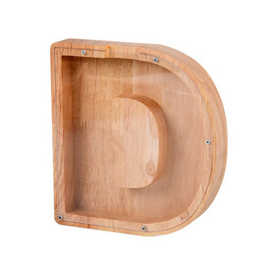 Fából készült angol betűs malacpersely, gyerekeknek ábécé pénzes tégely érme takarékdoboz, dinó állatok pénzes doboza, születésnapi ajándék pénzes bankfiók