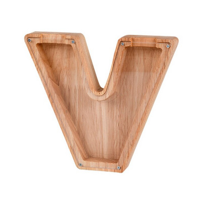 Fából készült angol betűs malacpersely, gyerekeknek ábécé pénzes tégely érme takarékdoboz, dinó állatok pénzes doboza, születésnapi ajándék pénzes bankfiók