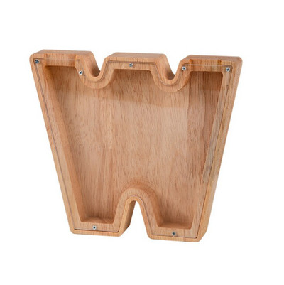 Fából készült angol betűs malacpersely, gyerekeknek ábécé pénzes tégely érme takarékdoboz, dinó állatok pénzes doboza, születésnapi ajándék pénzes bankfiók