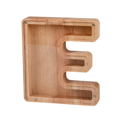 Fából készült angol betűs malacpersely, gyerekeknek ábécé pénzes tégely érme takarékdoboz, dinó állatok pénzes doboza, születésnapi ajándék pénzes bankfiók