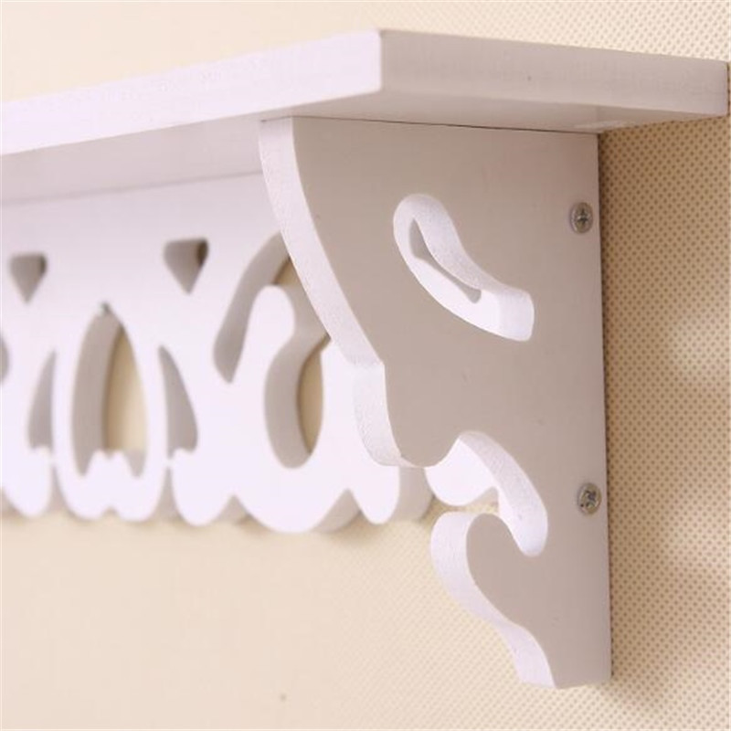 1 gab., balts, piekarināms plaukts, ērts plaukts, glabāšanas turētājs Mājas guļamistabas apdare, dzega Home Decor S