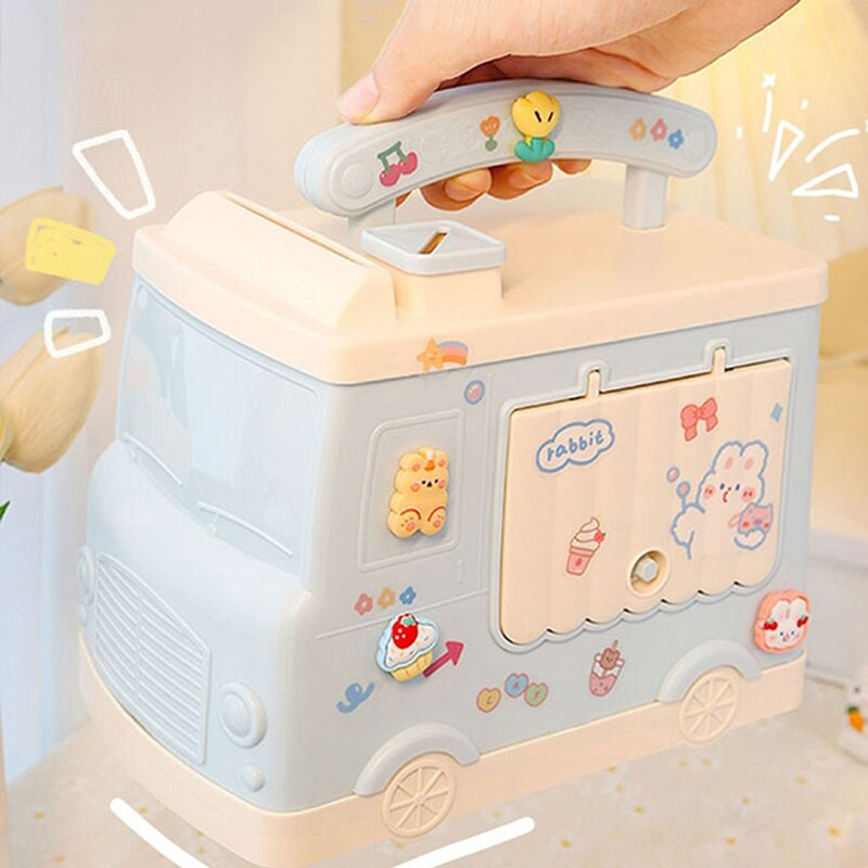 Aranyos házi autós persely matricával Kawaii malacpersely gyerekeknek felnőtteknek nagy méretű takarékdoboz érmékhez bankjegyek születésnapi ajándék