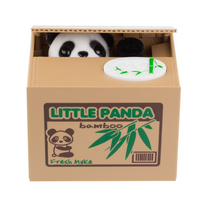 Panda Cat Thief Кутии за пари играчки касички подаръци детски касички Автоматична кражба за монети Касичка Кутия за спестяване на пари Касичка