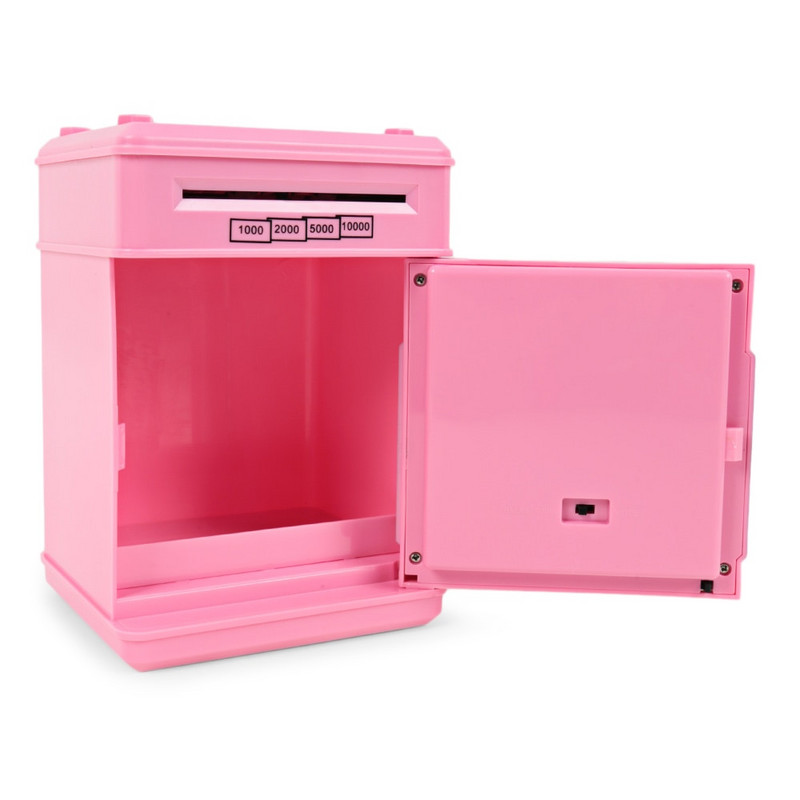 Elektronikus Piggy Bank Takarékpénztár ATM Széf Elektronikus Gyermekeknek Digitális érmék Készpénz Takarékpénztár ATM automata