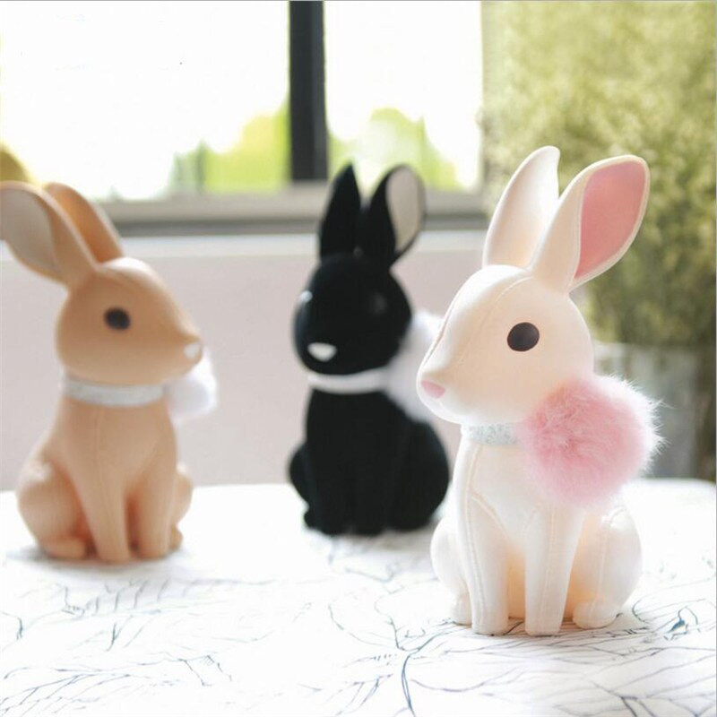 Lovely Rabbit érme malacpersely bőr rajzfilm pénzes doboz luxus PU nyuszi figura gyerek készpénz doboz 1 db Ingyenes szállítás
