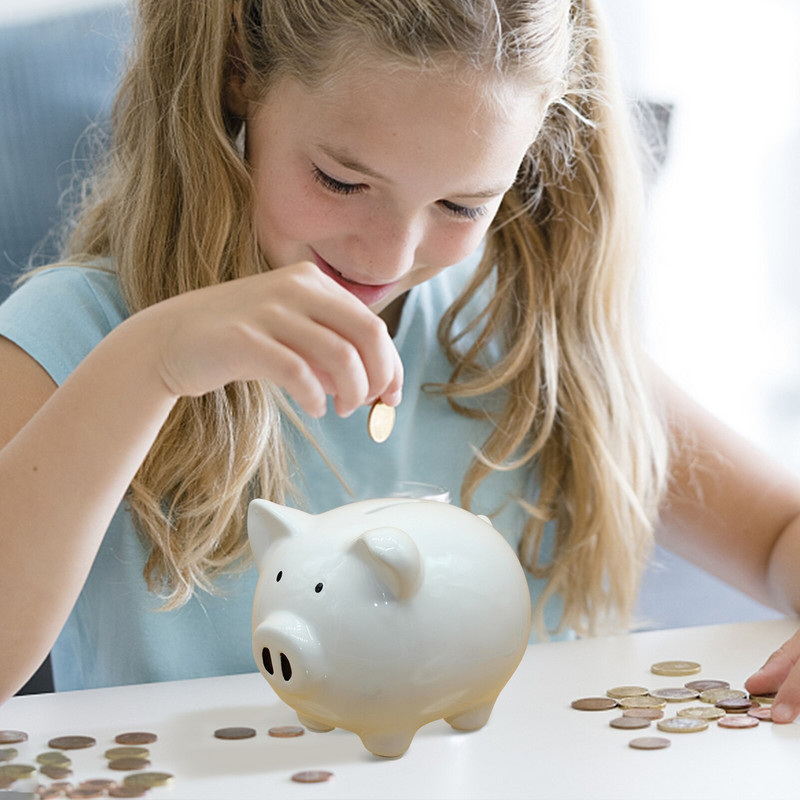 Pușculiță pentru copii Pușculiță pentru copii Pușculiță cu animale din desene animate Pușculiță pentru fete băieți Cutie pentru suveniruri și aniversare