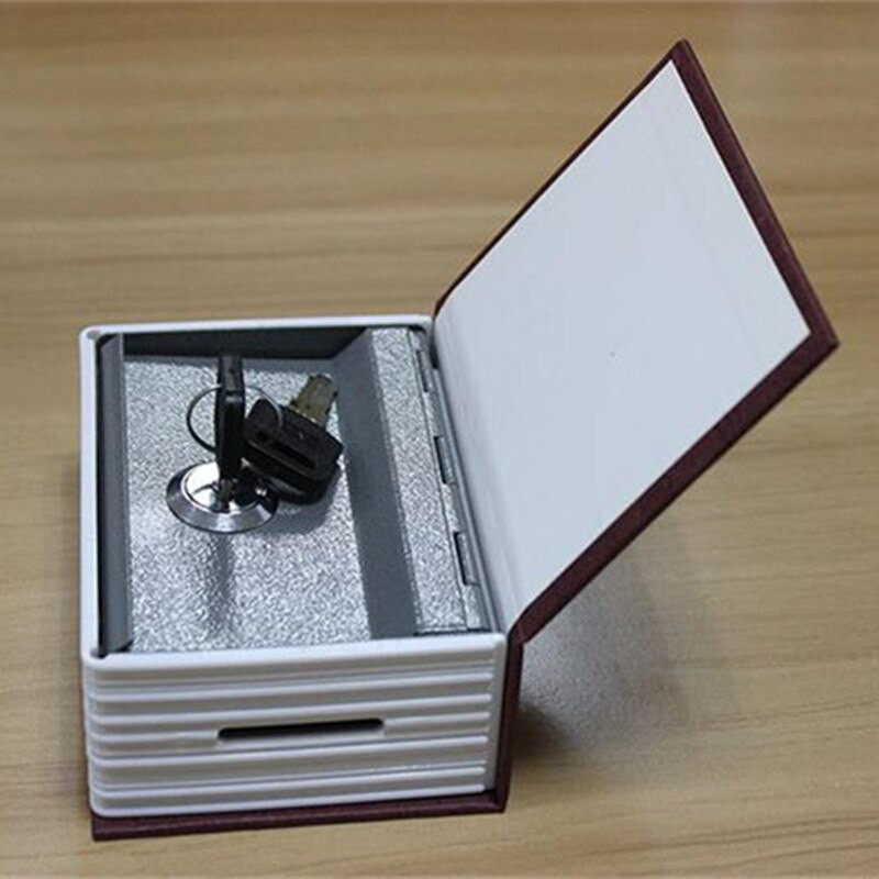 Kreatív angol szótár Shape Money Saving Box Széf könyv malacpersely kulcsos pénzérmékkel takarékdobozok 11,5 *8 * 4,5 cm