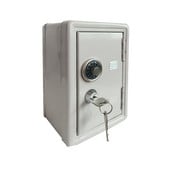 Kūrybiška maža metalinė monetų banko spintelė su raktais Vaikų pinigų taupymo indelis, vaikų užstatas, seifo dėklo papuošalas