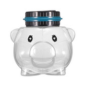 A0KE Cartoon Pig elektroninis skaičiavimas Piggy Bank skaidrus pinigų dėžutės organizatorius automatizuotam skaitmeniniam elektroniniam skaitmeniniam