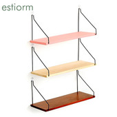 Raft de perete decorativ din lemn de modă Rafturi de perete din lemn masiv Rafturi de depozitare montate pe perete pentru decorarea bucătăriei baie